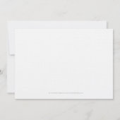 カラー:活モダン字結婚式招待状 招待状 (裏面)