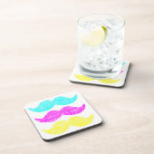 カラーCMYムースタッチ(Letterpressスタイル) コースター (右側)