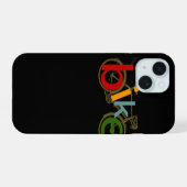 カラーIバイク iPhone 15ケース (裏面横)