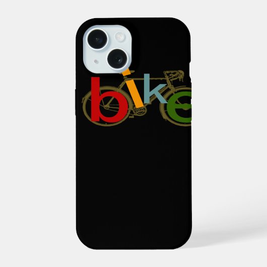 カラーIバイク iPhone 15ケース (裏面)