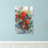 カラーIIのスプラッシュ キャンバスプリント (インサイチュ (ウッドフロア))