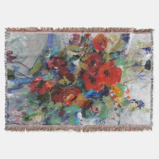 カラーIIのスプラッシュ スローブランケット (正面)