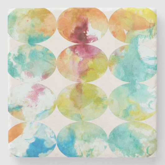 カラーIIのマージ ストーンコースター (正面)