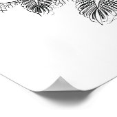 カラーItポスタースカルとバラ ポスター (角)