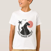 カラーKHSロゴ付きキッズベーシックTee Tシャツ (正面)