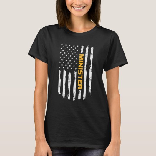 カラ誇りを持ったーヴィンテージ米国民 Tシャツ (正面)