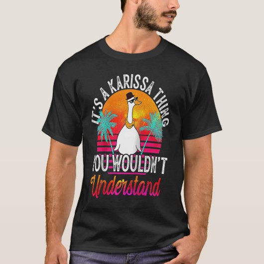 カリが分からないのはカリッサだ Tシャツ (正面)