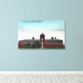 カリアコシルクミルズの外観 キャンバスプリント (インサイチュ (ウッドフロア))