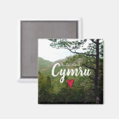 カリアドシムドウェールズヒルランドスケープ悪魔の橋 マグネット (正面/裏面)