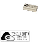 カリアボカドアボカドパーソナライズされたス ラバースタンプ (押印)