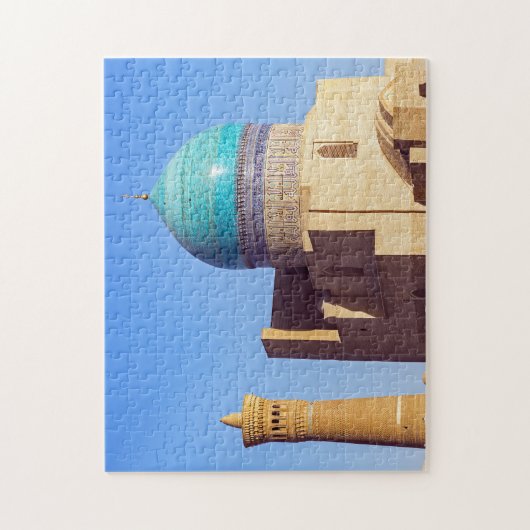 カリアンモスク-ブクハラ、ウズベキスタン、中央アジア ジグソーパズル (縦)