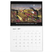 カリアー&イヴ列車 カレンダー (3月 2027)