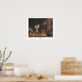 カリア&イヴのリトグラフ：ハキング ポスター (キッチン)