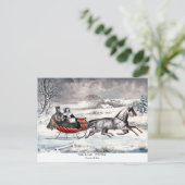 カリア&イヴ – はがき – ザ・ロード – 冬 シーズンポストカード (スタンド正面)