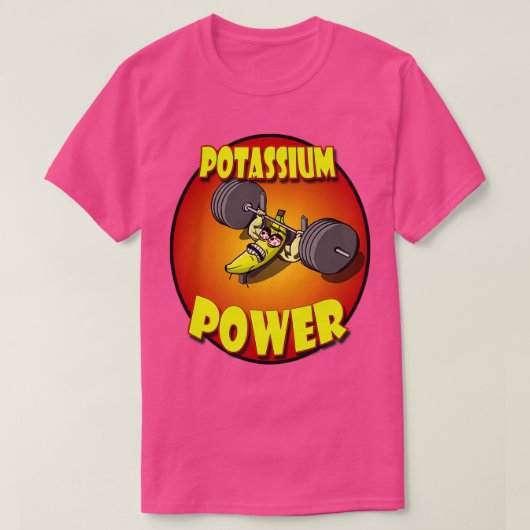 カリウム出力 Tシャツ (デザイン正面)