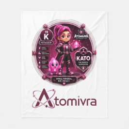 カリウム ATOMIVRA フリースブランケット