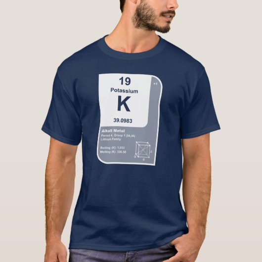カリウム(k) tシャツ (正面)