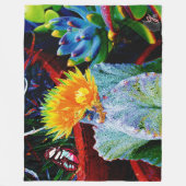 カリエンテサボテン フリースブランケット (正面)