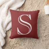カリエンテレッドカスタムイニシャル クッション (ブランケット)