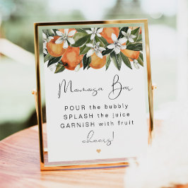 カリオプシトラスオレンジクレメンチンマモサバー ポスター