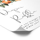 カリオプリトルかわいこちゃんオレンジおむつラッフルサイン ポスター (角)