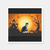 カリオペのハロウィーン スタンダードカクテルナプキン (正面)