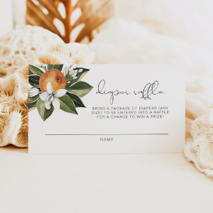 カリオペリトルかわいこちゃんクレメンチンおむつラッフル プレイスカード