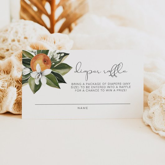 カリオペリトルかわいこちゃんクレメンチンおむつラッフル プレイスカード