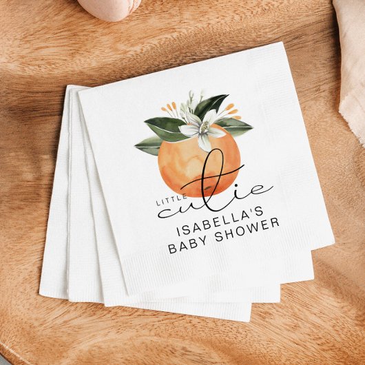 カリオペリトルかわいこちゃんクレメンチンベビーシャワー スタンダードカクテルナプキン