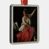 カリオペ、叙事詩のムーサ メタルオーナメント (右)