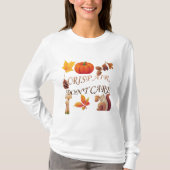 カリカリした空気だ気にせ Tシャツ (正面)