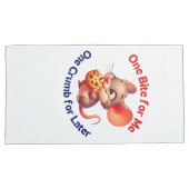 カリカリのクッキーを使ったかわいい漫画のマウス 枕カバー (正面右)