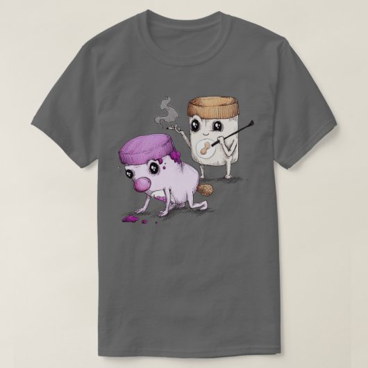 カリカリのピーナッツバター Tシャツ (デザイン正面)