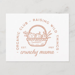 カリカリオーガニックママ母クラブ主婦 ポストカード
