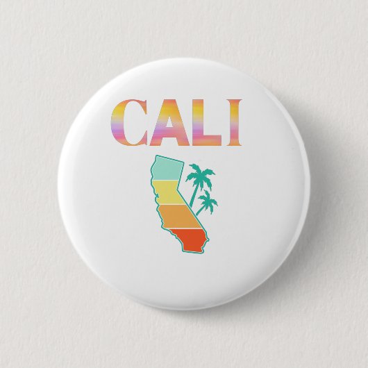 カリカリフォルニア 缶バッジ (正面)