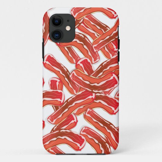 カリカリベーコンのパターン Case-Mate iPhoneケース (裏面)