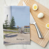 カリカリポイントライトハウスキッチンタオル キッチンタオル (四つ折り)