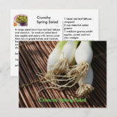 カリカリ春サラダ ポストカード (正面/裏面)