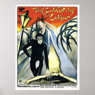 カリガリ博士の間 1920 リストア版 ポスター