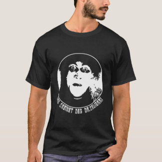 カリガリ博士の1920年代のホラーのキャビネ静かット Tシャツ