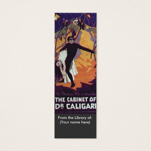 カリガリ博士ブックマークのキャビネット (正面)