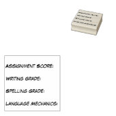 カリキュラム間の採点スタンプ ラバースタンプ (押印)