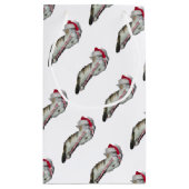 カリクリスマスキャンディーケーン子猫 スモールペーパーバッグ (裏面)