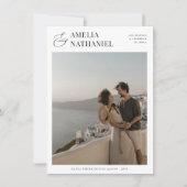 カリグラフィアエレガンテインビタシオンデボダコン2フォトス 招待状 (正面)