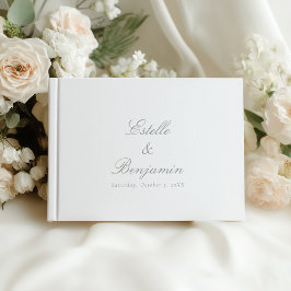 カリグラフィーが美しい結婚式ゲストブック ゲストブック