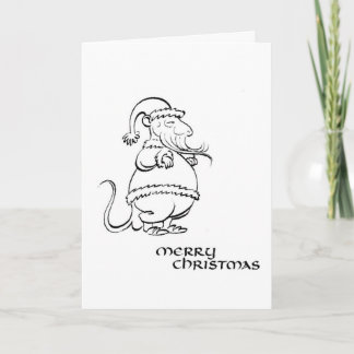 カリグラフィーサンタ シーズンカード