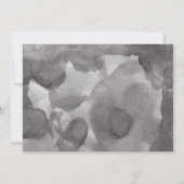 カリグラフィータイポグラフィー結婚式の願い事カード 水平 招待状 (裏面)