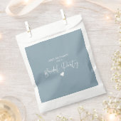 カリグラフィーミニマリスト 結婚式パーティー フェイバーバッグ (クリップ留めされた状態)