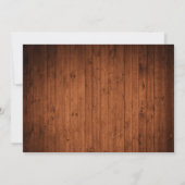 カリグラフィー風 rustic ウッド 感謝祭 3枚の写真 シーズンカード (裏面)
