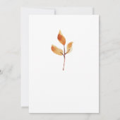 カリグラフィー4 フォト コラージュ クロス ベイビー バプテスマ 招待状 (裏面)